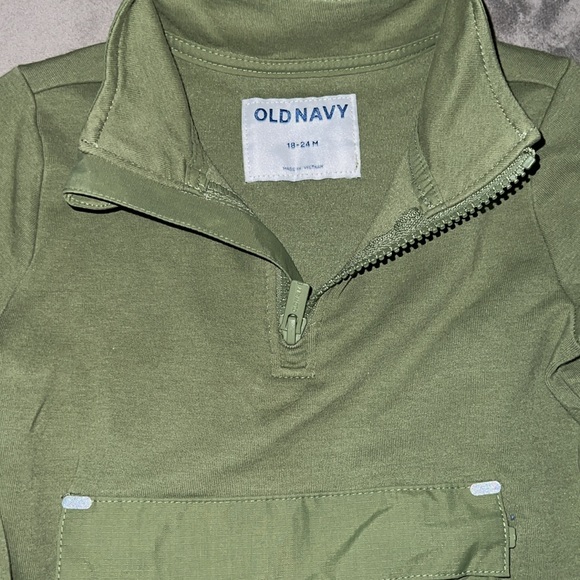 Unisex Dynamic Fleece 1/4-Zip Sweatshirt for Toddler size 18-24 months - Picture 2 of 3